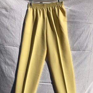 Yellow high waisted slacks
